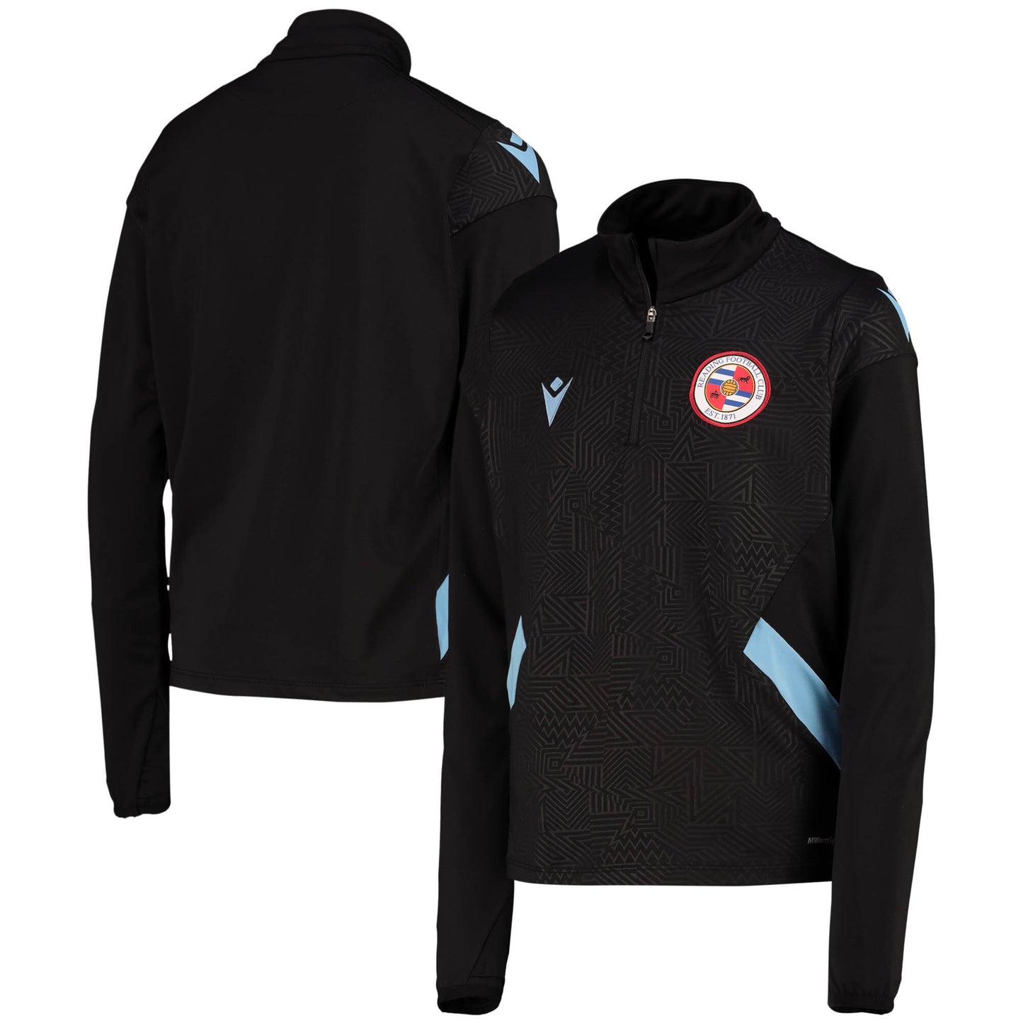 Reading Staff Training 1/4 Zip Sweat Top - Black - Kids