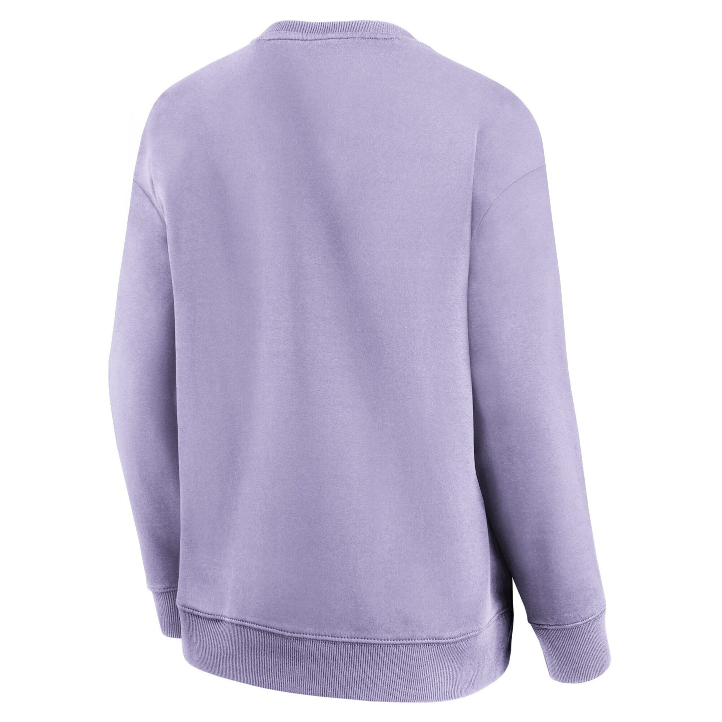 Reading Wordmark Logo Graphic Oversized Crew Sweatshirt - Purple Rose - Womens