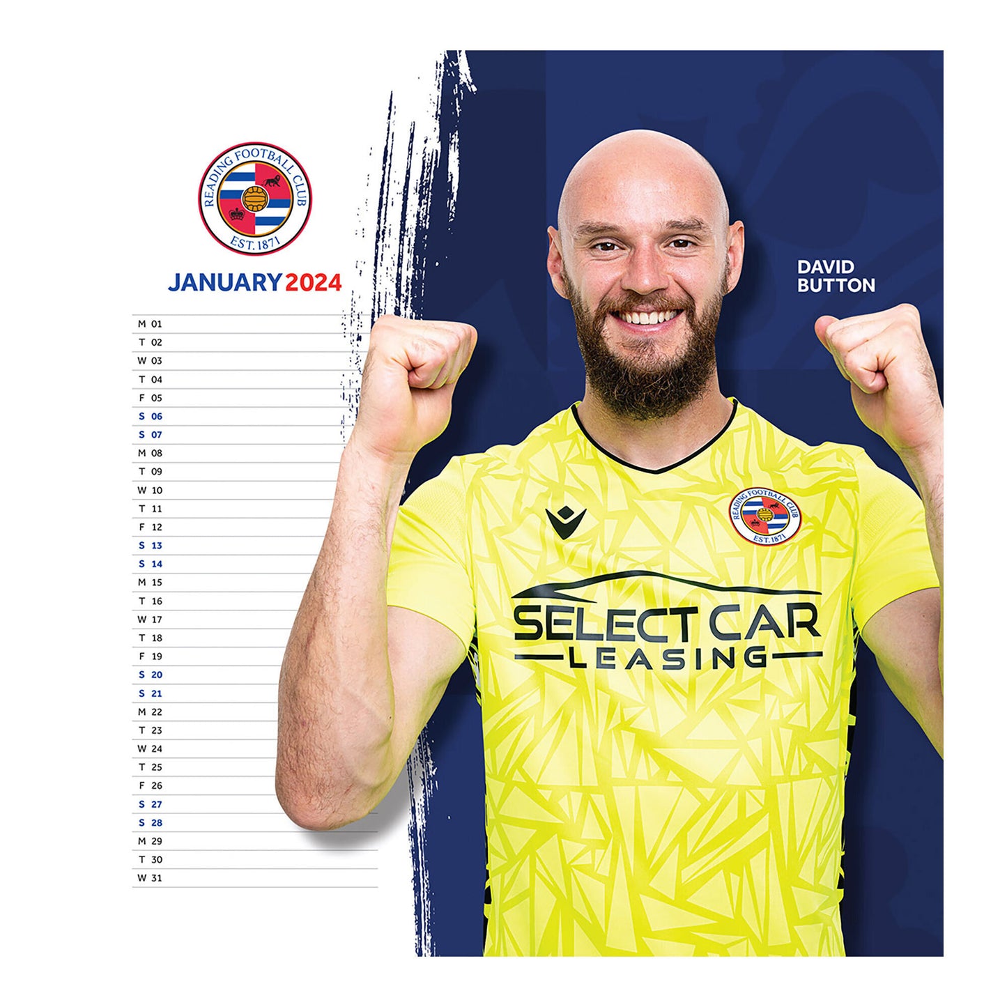 Reading Official 2024 Desk Calendar