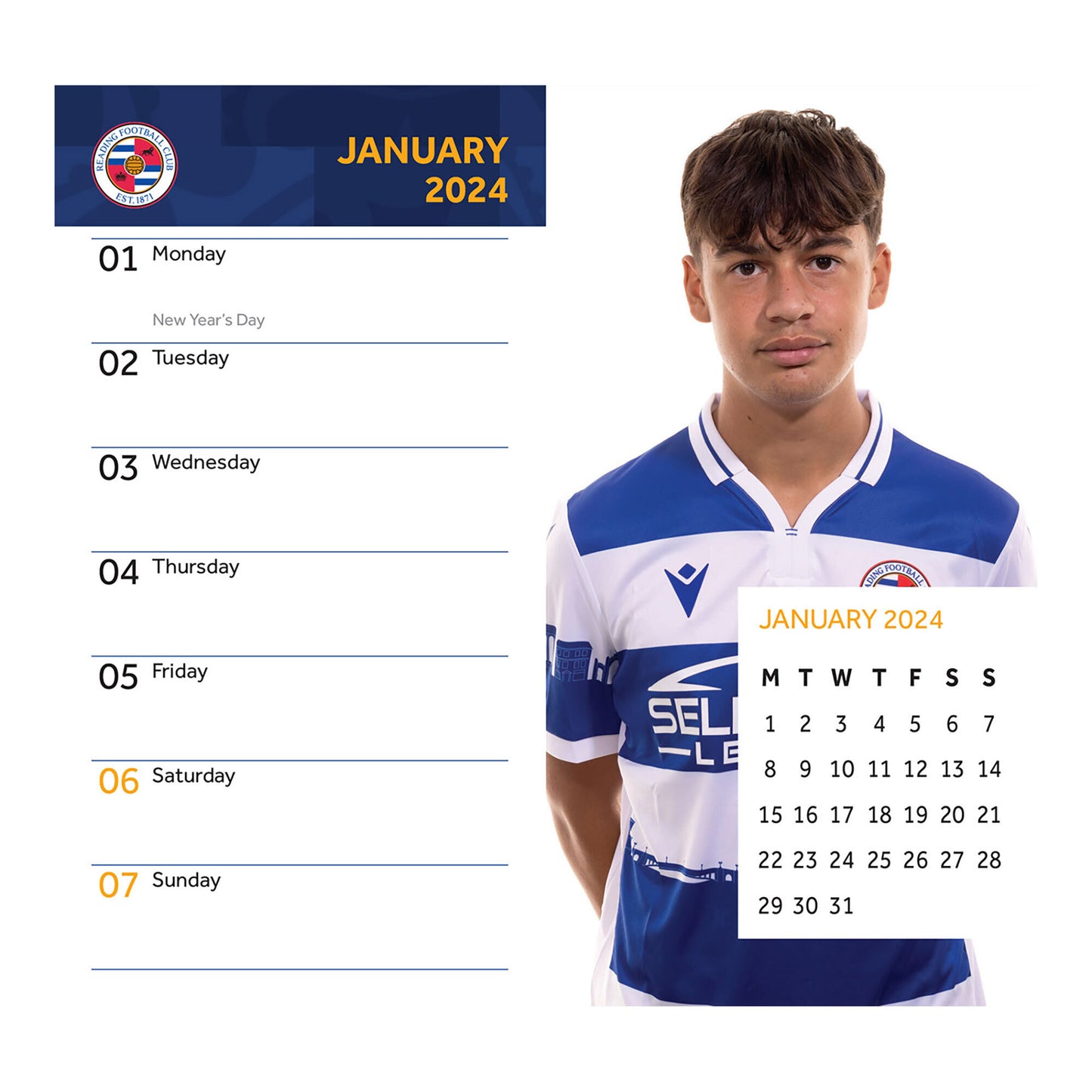 Reading Official 2024 Diary