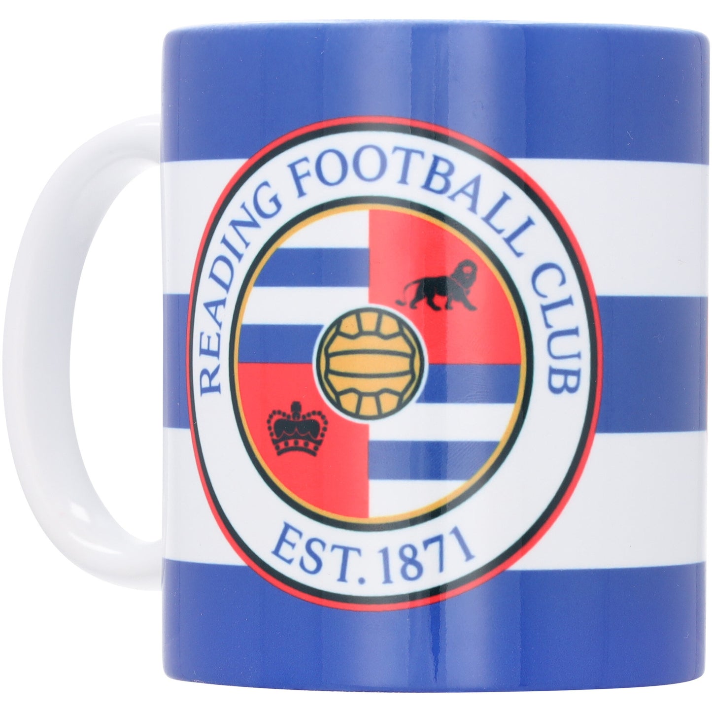 Reading Hooped Crest Mug - 11oz
