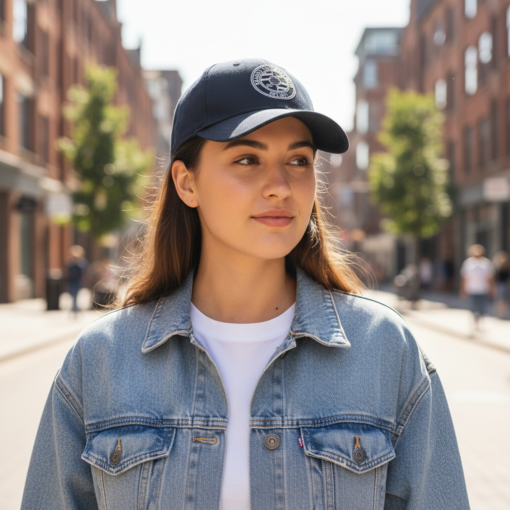 Reading Classics Embroidered Cap - Navy - Lifestyle Shot