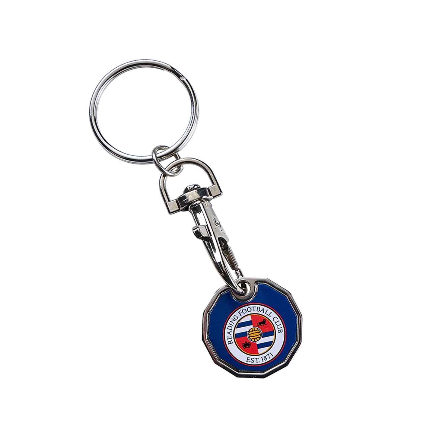 Reading Trolley Coin Keyring