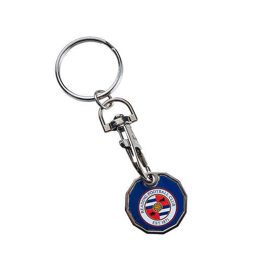 Reading Trolley Coin Keyring