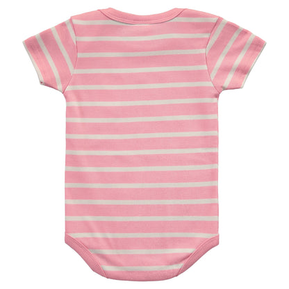Reading Stripe Bodysuit - Pink/White - Baby