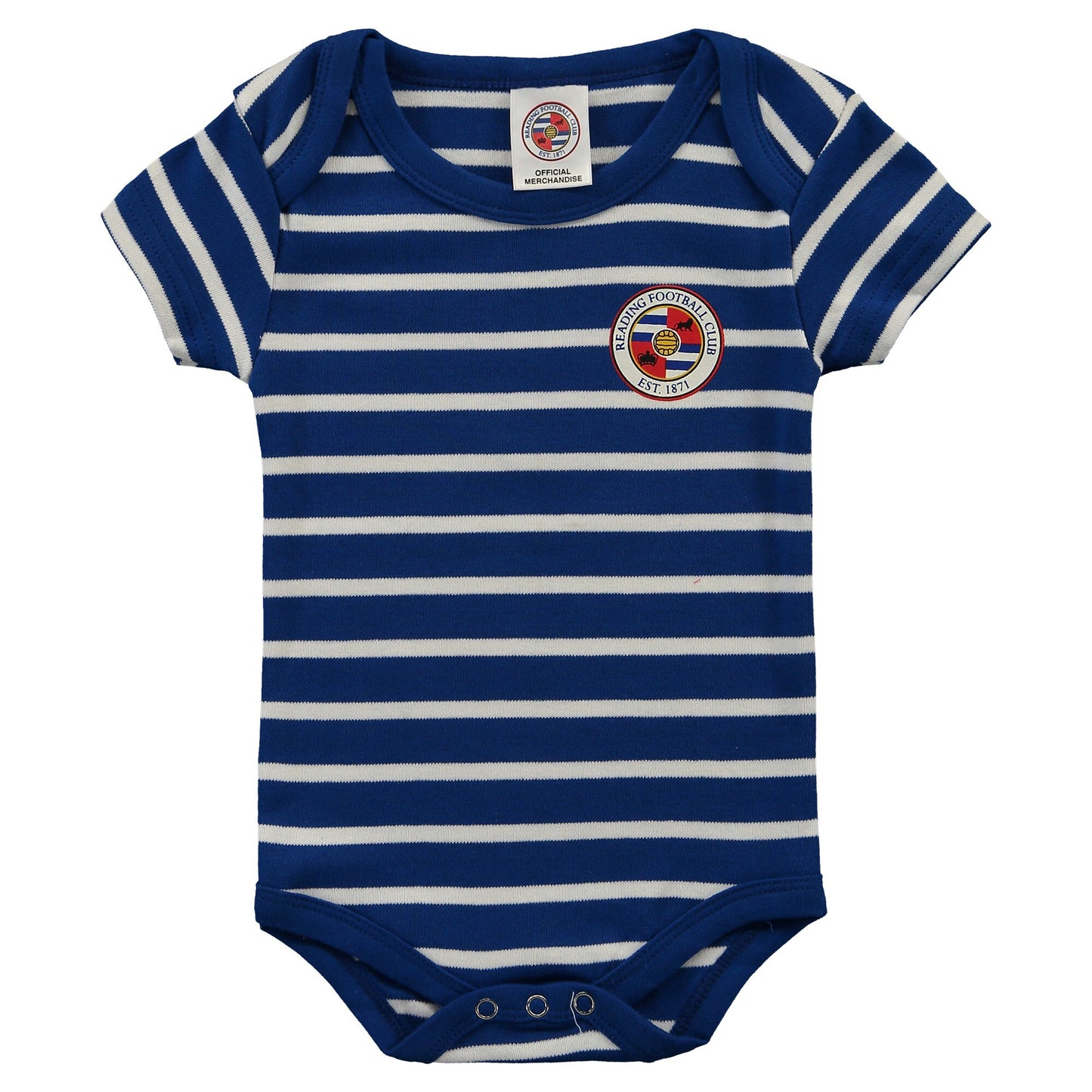 Reading Stripe Bodysuit - Royal/White - Baby