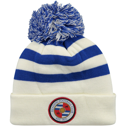 Reading Pom Knitted Hat - Royal/White