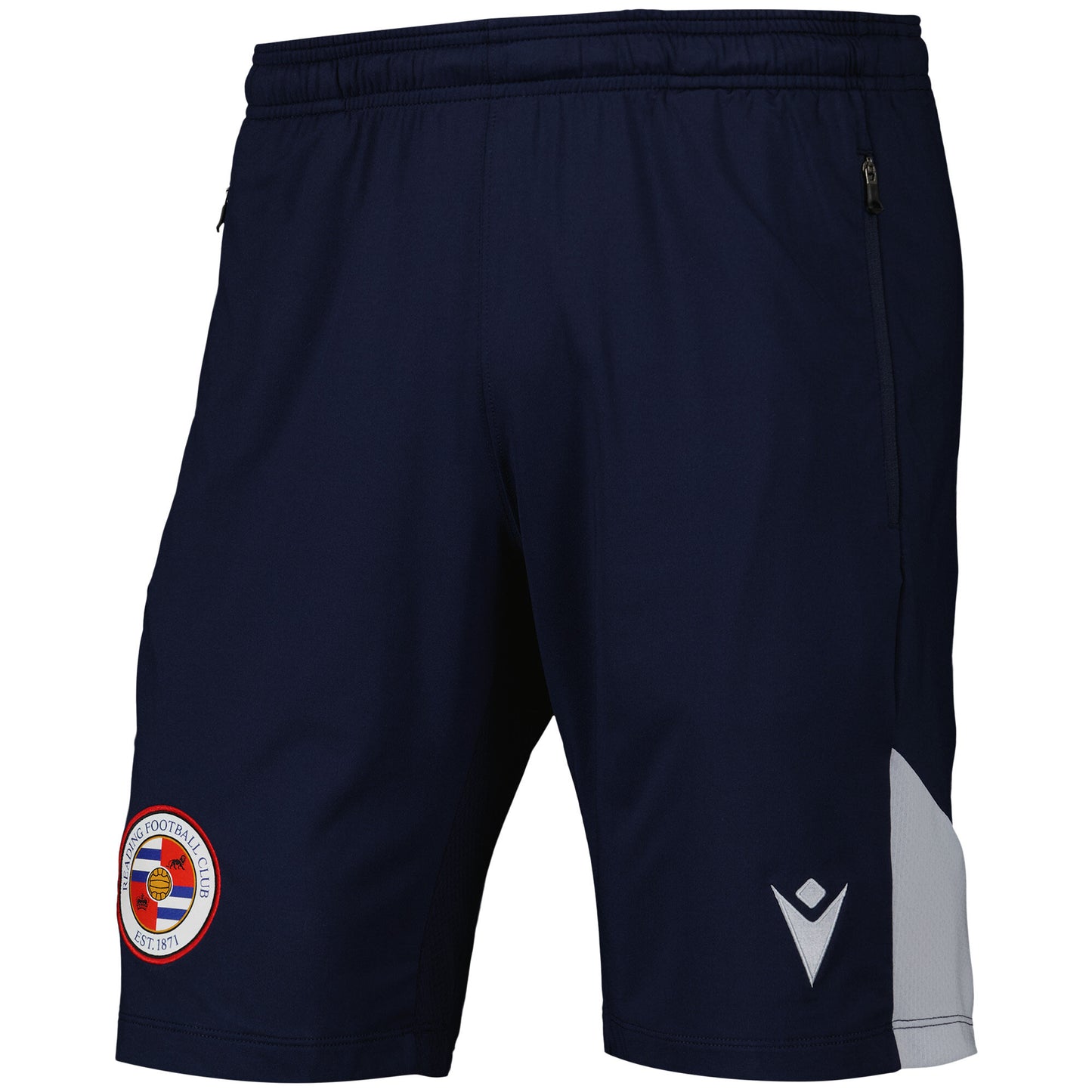 Reading Training Zipped Shorts - Navy