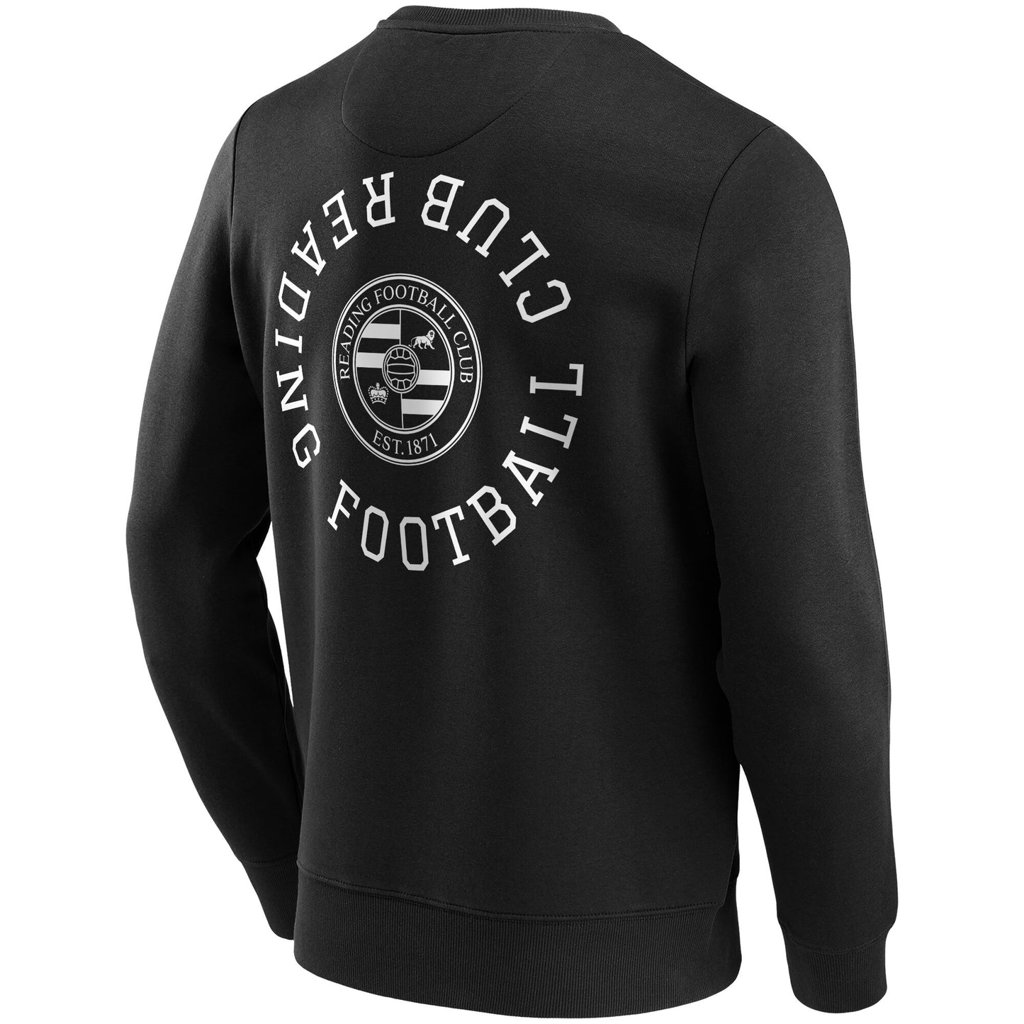Reading Loop Graphic Long Crew Sweatshirt - Black - Mens