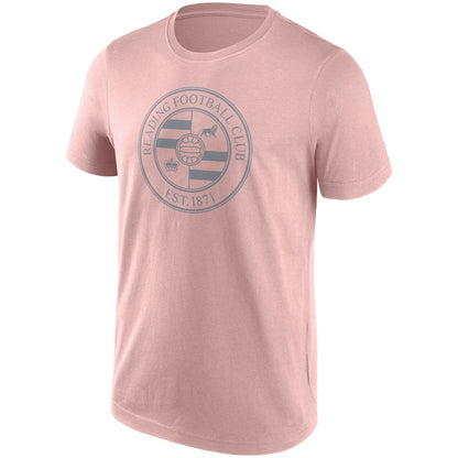 Reading Mono Logo Graphic T-Shirt - Pink - Mens