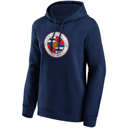 Reading Primary Logo Graphic Hoodie - Navy - Womens