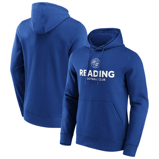 Reading Wordmark Graphic Hoodie - Royal - Mens