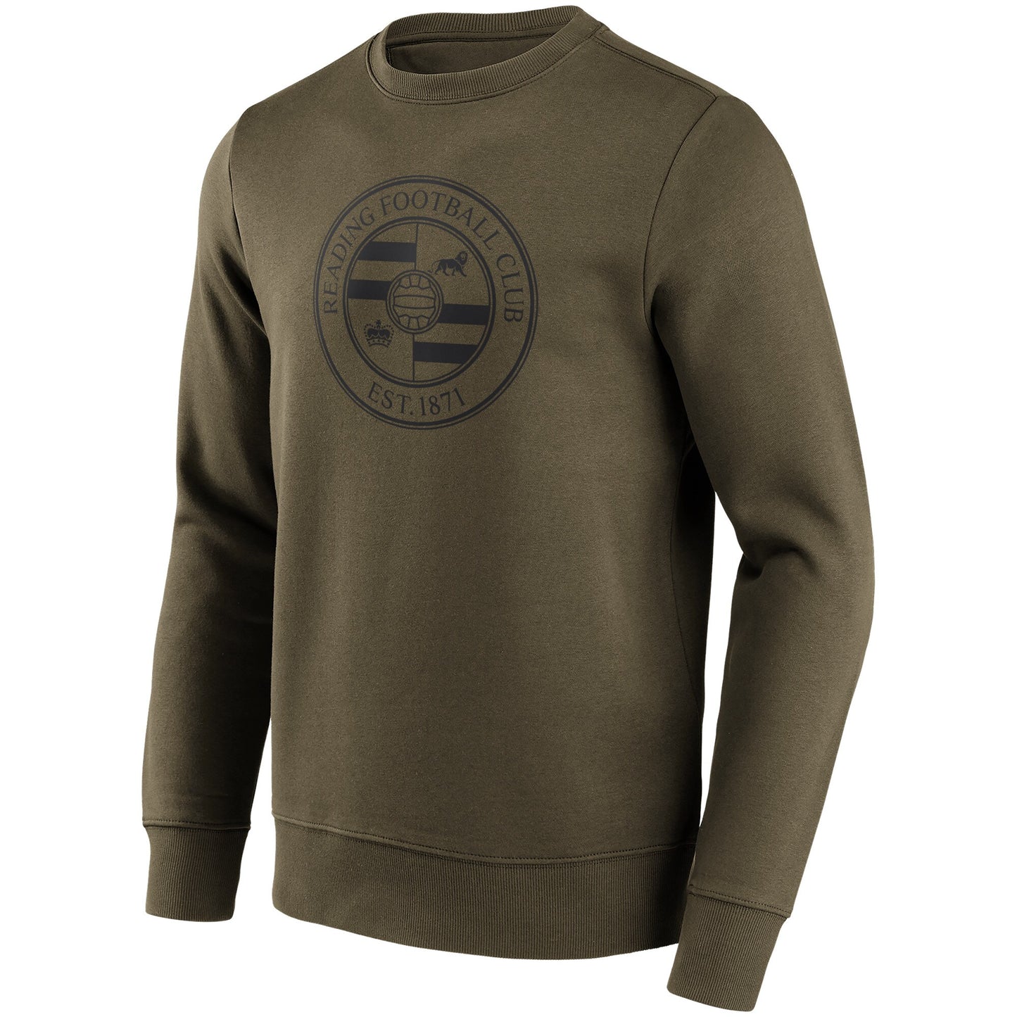 Reading Mono Logo Graphic Crew Sweatshirt - Khaki - Mens