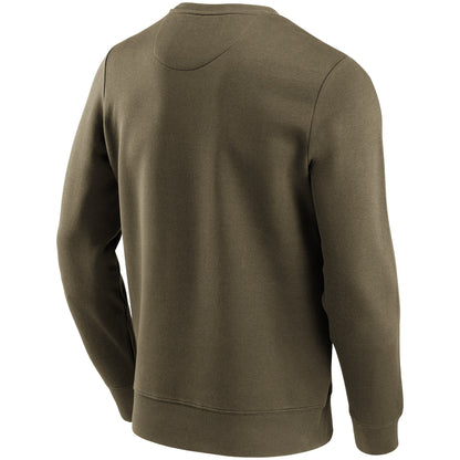 Reading Mono Logo Graphic Crew Sweatshirt - Khaki - Mens