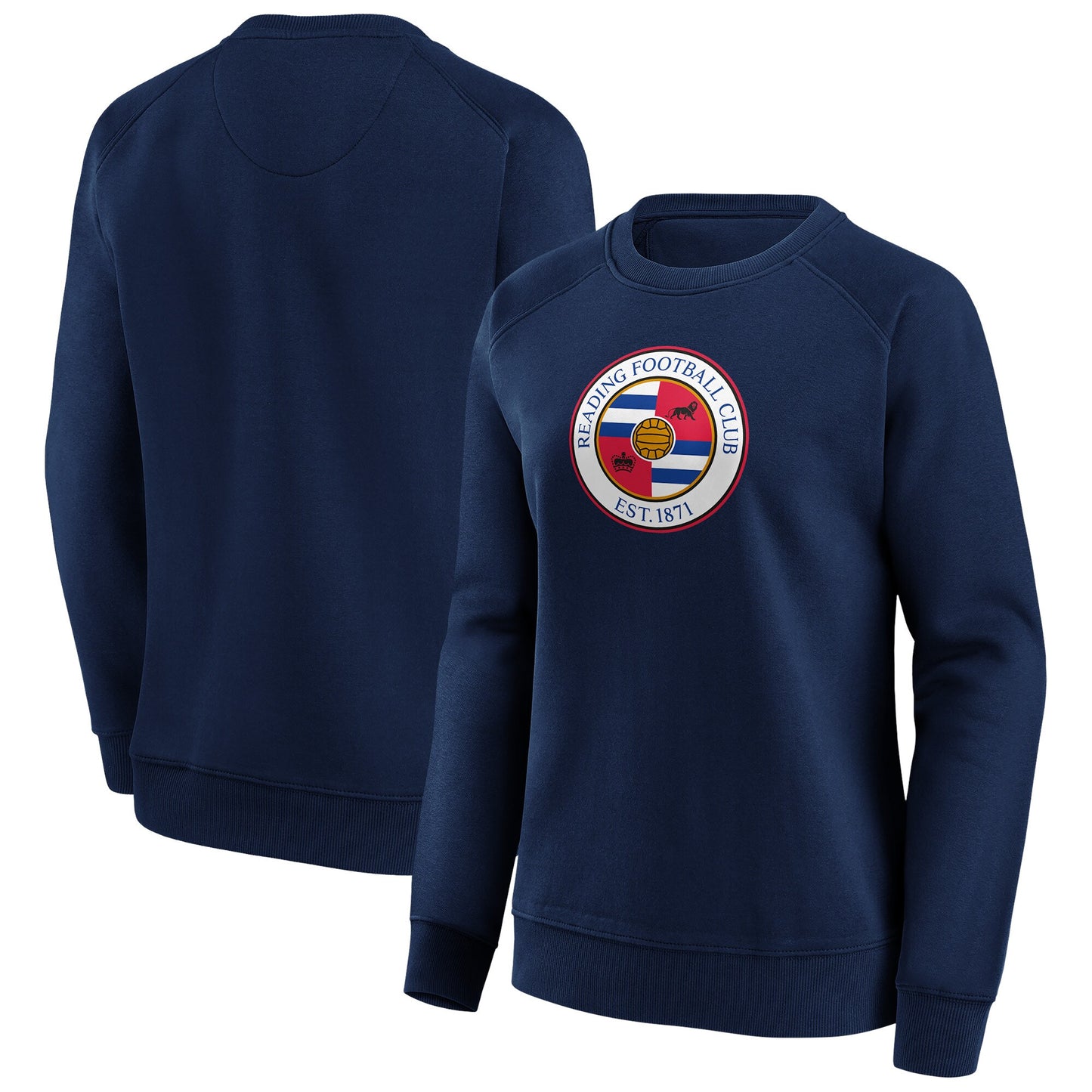 Reading Primary Logo Graphic Crew Sweatshirt - Navy - Womens