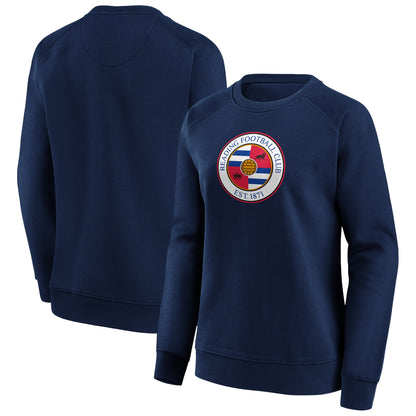 Reading Primary Logo Graphic Crew Sweatshirt - Navy - Womens