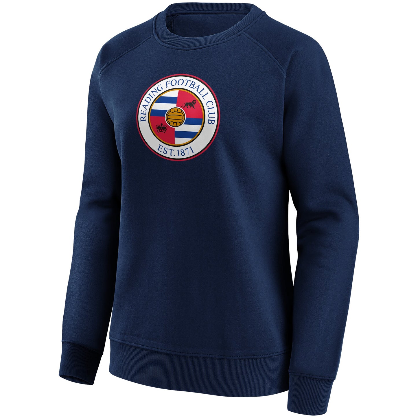 Reading Primary Logo Graphic Crew Sweatshirt - Navy - Womens