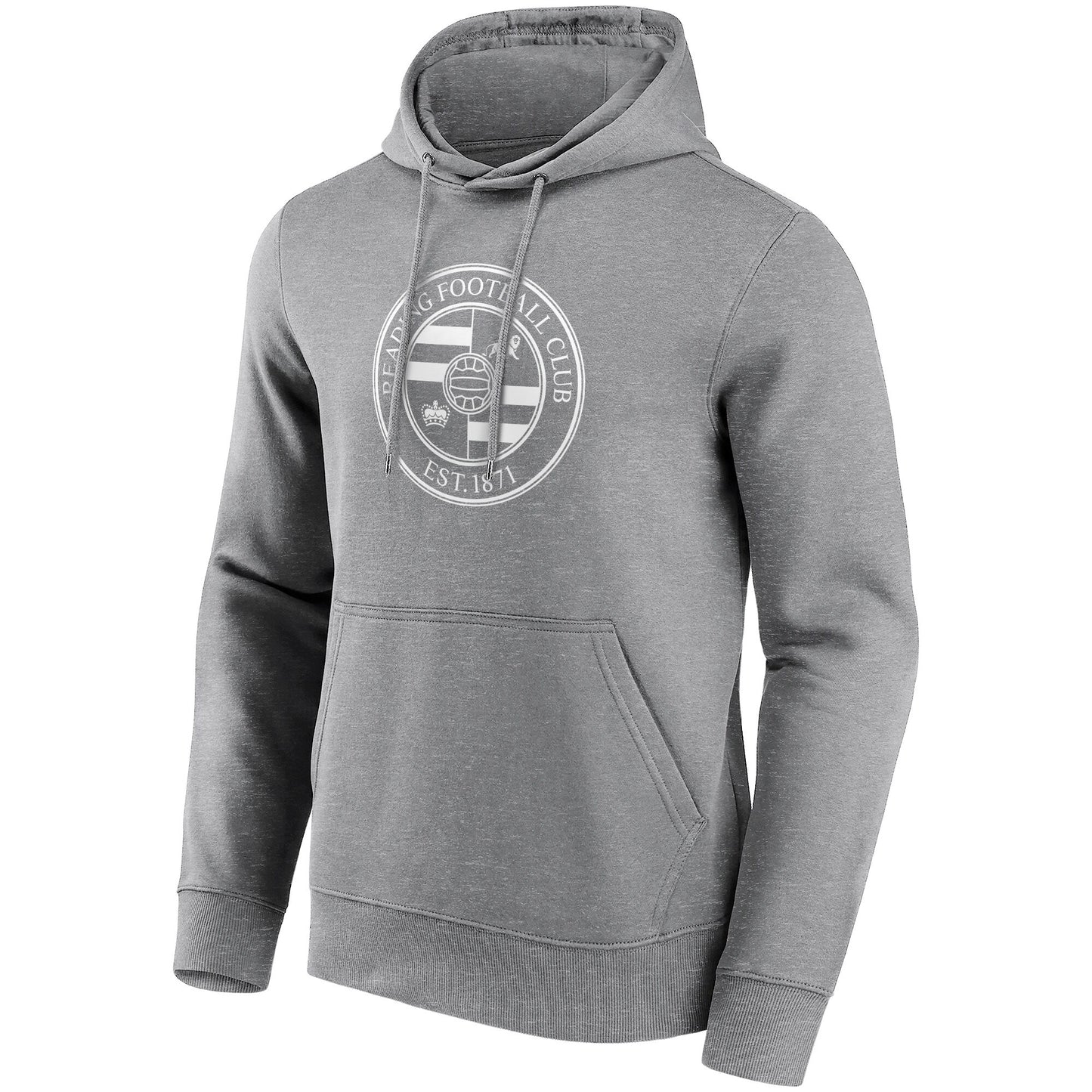 Reading Mono Logo Graphic Hoodie - Sports Grey - Mens