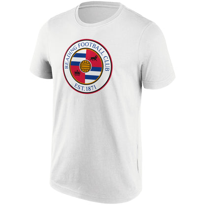 Reading Primary Logo Graphic T-Shirt - White - Mens