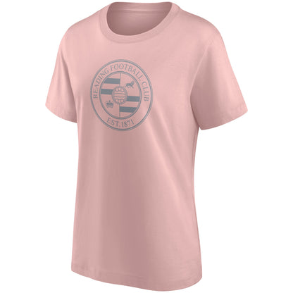 Reading Mono Logo Graphic T-Shirt - Pink - Womens