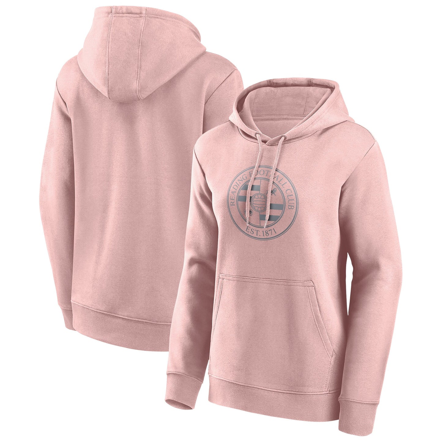Reading Mono Logo Graphic Hoodie - Pink - Womens