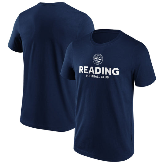 Reading Wordmark Graphic T-Shirt - Navy - Mens