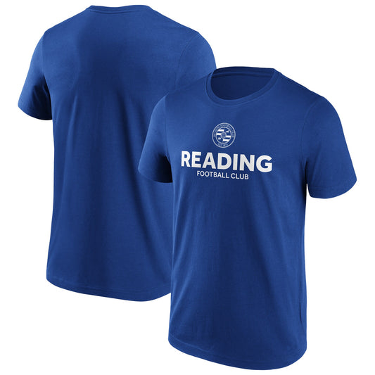 Reading Wordmark Graphic T-Shirt - Royal - Mens