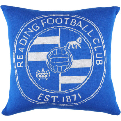 Reading Knitted Cushion Double Sided - 50cm x 50cm