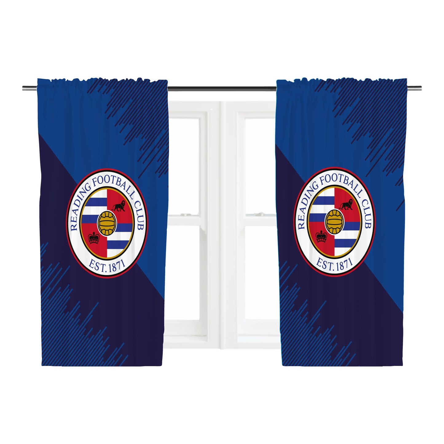 Reading Digital Print Curtains - 72 inch