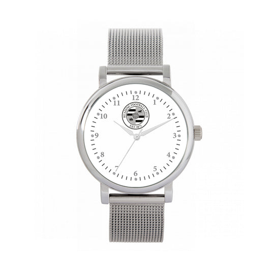 Reading Silver Case - Mesh Strap Watch - Women's