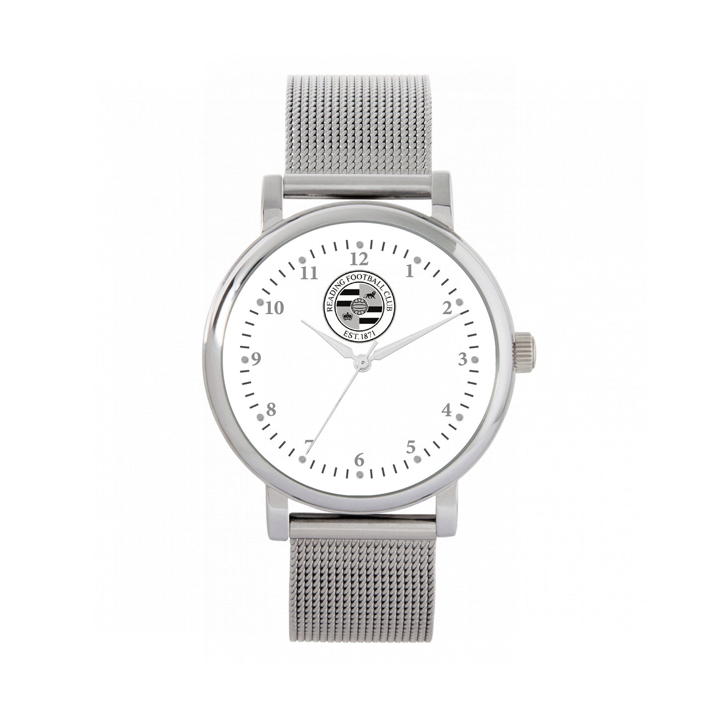 Reading Silver Case - Mesh Strap Watch - Women's
