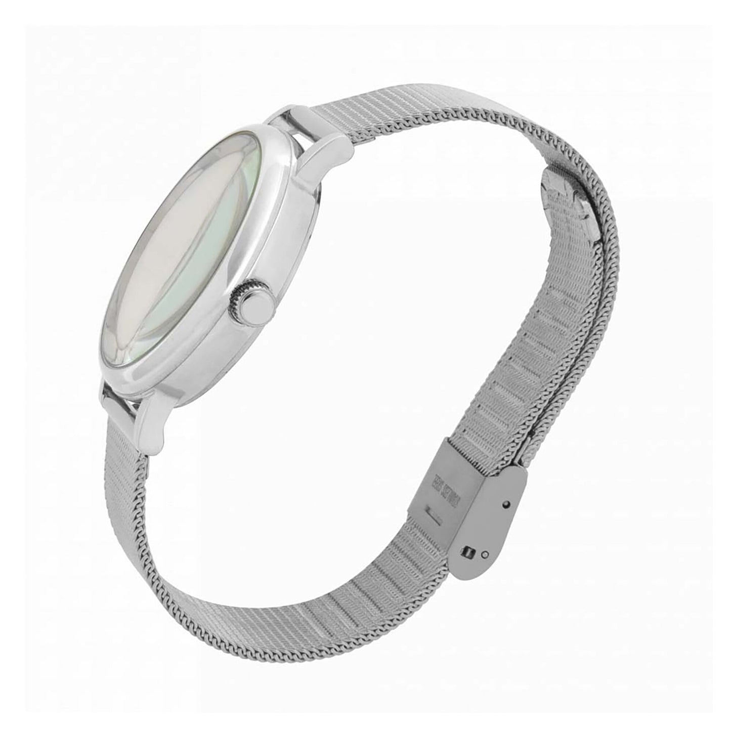Reading Silver Case - Mesh Strap Watch - Women's