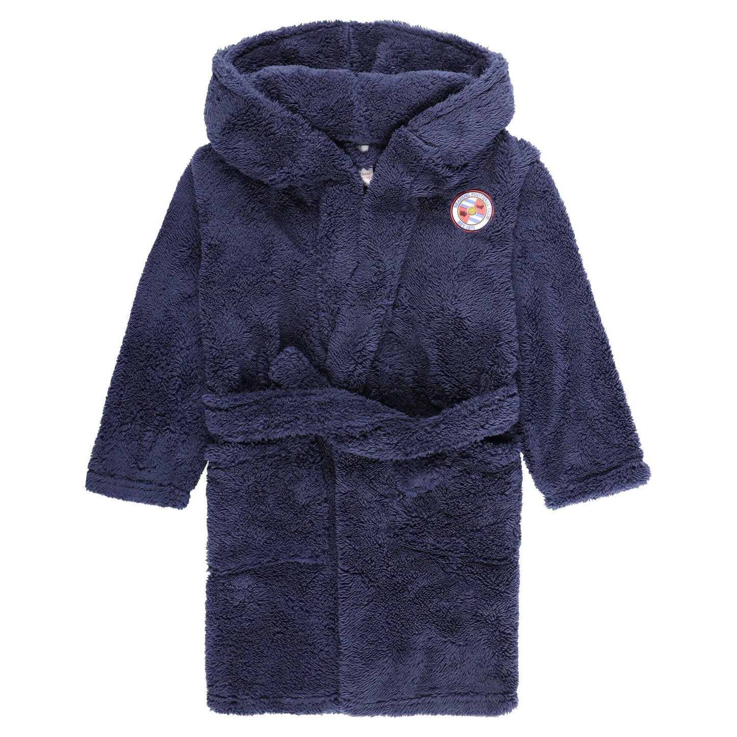 Reading Frosted Hooded Robe - Navy - Boys