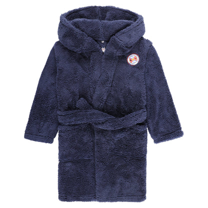 Reading Frosted Hooded Robe - Navy - Boys