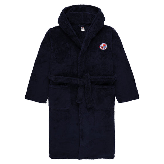 Reading Frosted Hooded Robe - Navy - Mens