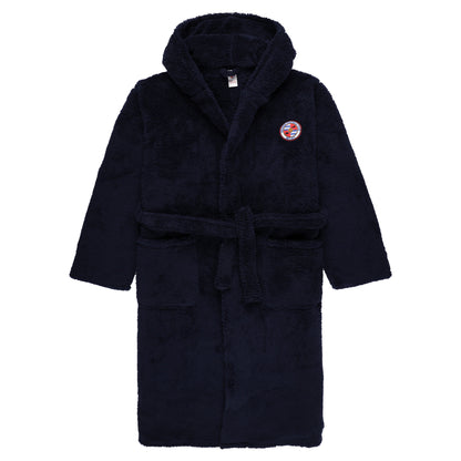 Reading Frosted Hooded Robe - Navy - Mens