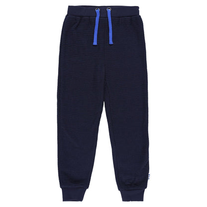 Reading Waffle Long Pyjamas - Navy - Boys