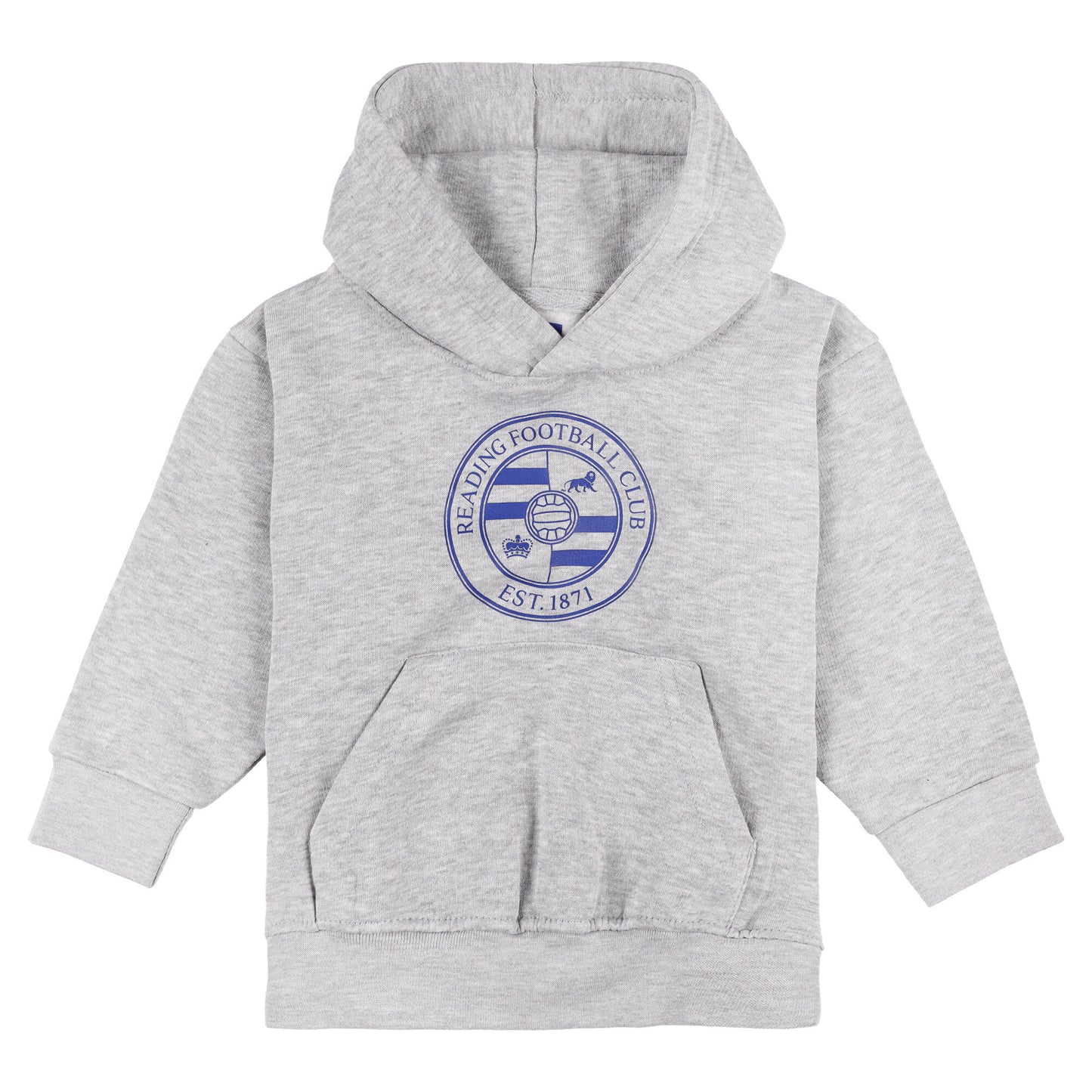 Reading Mono Logo Hoodie - Grey Marl - Kids