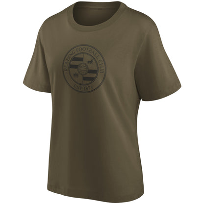 Reading Mono Logo Graphic T-Shirt (Relaxed Fit) - Khaki - Womens
