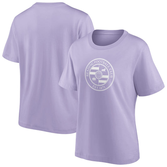 Reading Mono Logo Graphic T-Shirt (Relaxed Fit) - Purple Rose - Womens