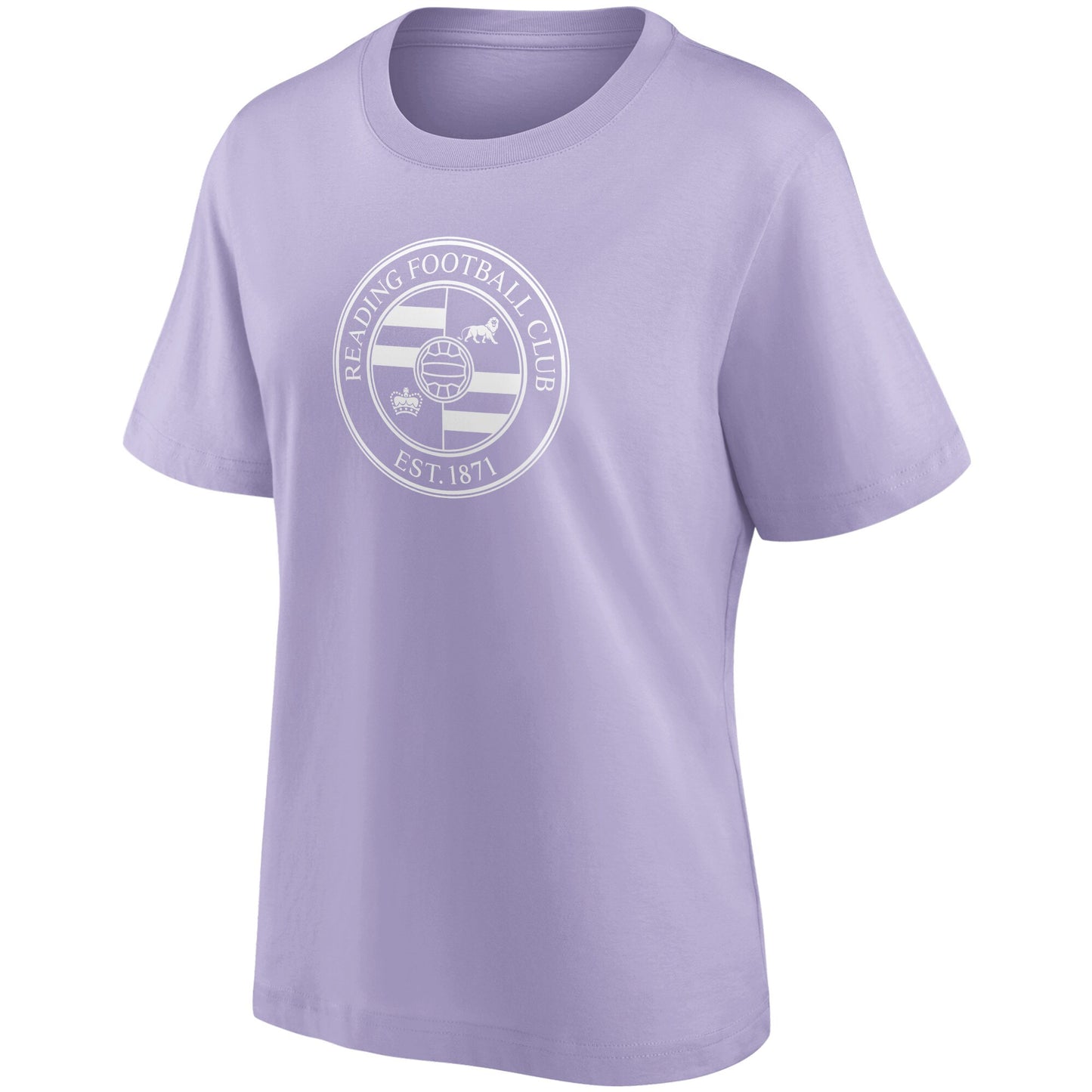 Reading Mono Logo Graphic T-Shirt (Relaxed Fit) - Purple Rose - Womens