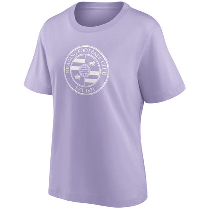 Reading Mono Logo Graphic T-Shirt (Relaxed Fit) - Purple Rose - Womens