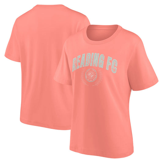 Reading Rebel Academia Graphic Oversized T-Shirt - Coral Haze - Womens
