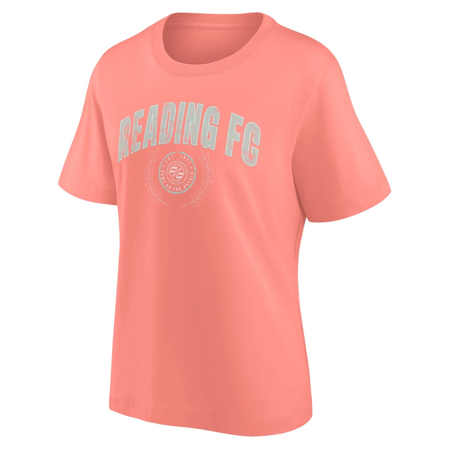 Reading Rebel Academia Graphic Oversized T-Shirt - Coral Haze - Womens