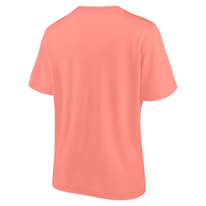 Reading Rebel Academia Graphic Oversized T-Shirt - Coral Haze - Womens