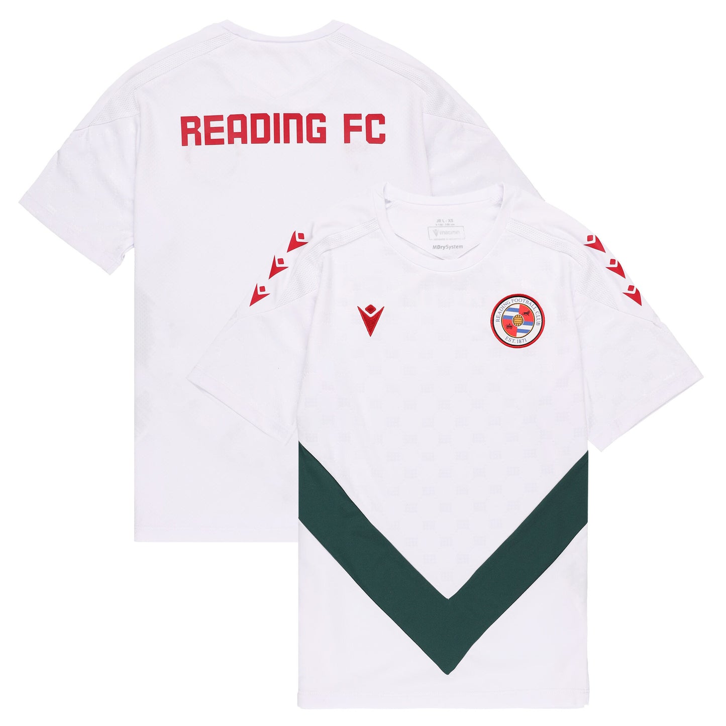 Reading Macron Staff Training T-Shirt - White - Kids