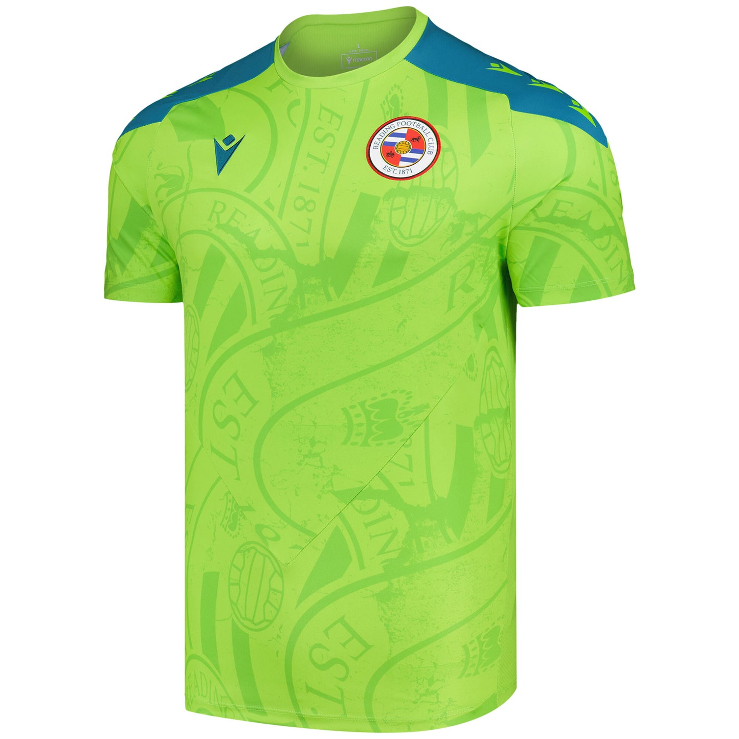 Reading Macron Warm Up T-Shirt - Green