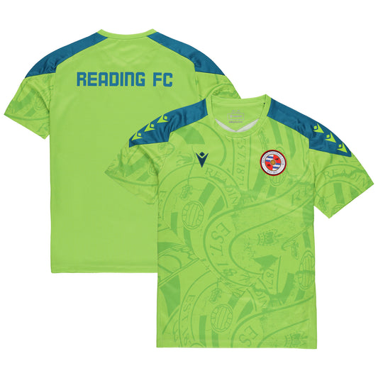 Reading Macron Warm Up T-Shirt - Green - Kids