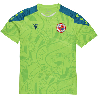 Reading Macron Warm Up T-Shirt - Green - Kids