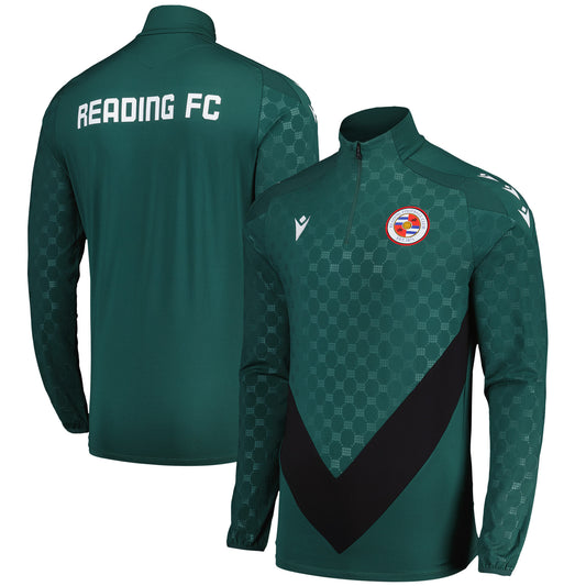 Reading Macron Player Training 1/4 Zip Top - Green
